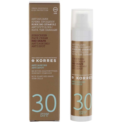 Korres Red Grape Sunscreen Anti-Spot SPF30, 50ml