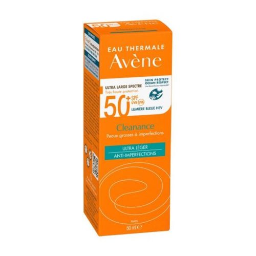 Avene Very High Protection Cleanance SPF50+ Sun Cream for Blemish-prone Skin, 50ml