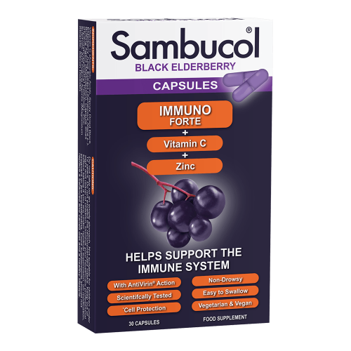 Sambucol Black Elderberry Immune Forte 30 Caps