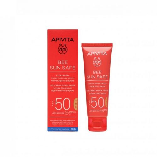 Apivita Bee Sun Safe Tinted Face Gel Cream SPF50 50ml