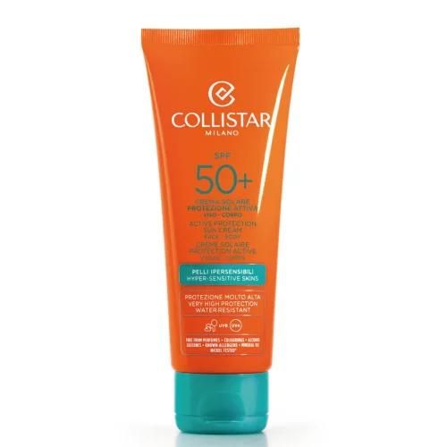 Collistar Active Protection Sun Cream SPF50+ Hyper-Sensitive Skins, 100ml