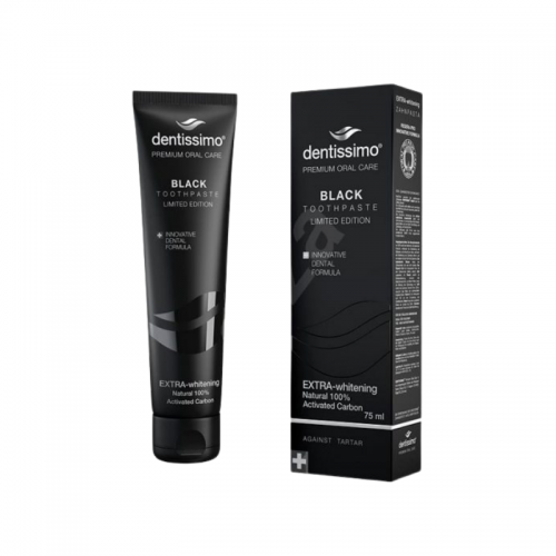 Dentissimo Black Toothpaste Whitening Limited Edition 75ml
