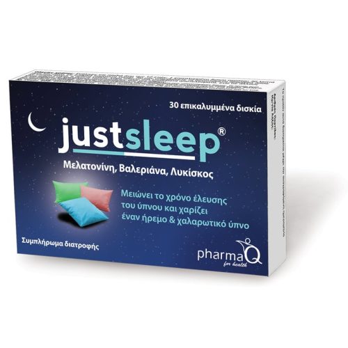Justsleep PharmaQ, 30 coated tablets