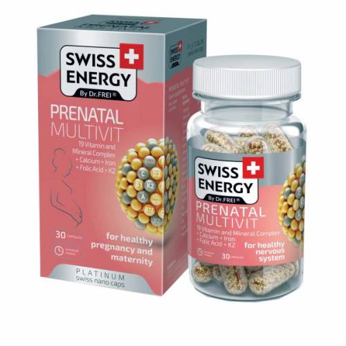 Swiss Energy Prenatal Multivit, 30 capsules
