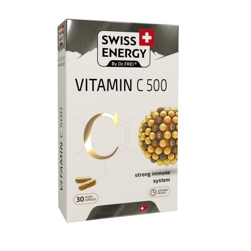 Swiss Energy Vitamin C 500 Long Effect, 30 capsules