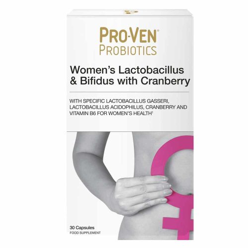 ProVen Probiotics Women's Lactobacillus&Bifidus with Cranberry, 30 capsules