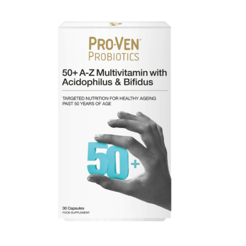 ProVen Probiotics 50+ A-Z Multivitamins with Acidophilus & Bifidus, 30 capsules
