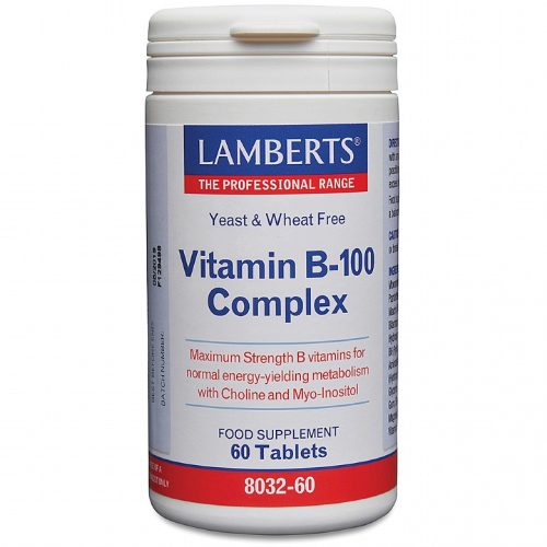 Lamberts Vitamin B-100 Complex, 60 tablets