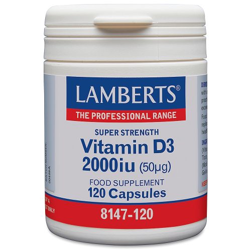 Lamberts Vitamin D3 2000iu, 120 capsules