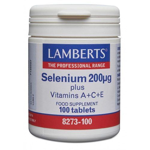 Lamberts Selenium 200 μg plus Vitamins A+C+E, 100 tablets