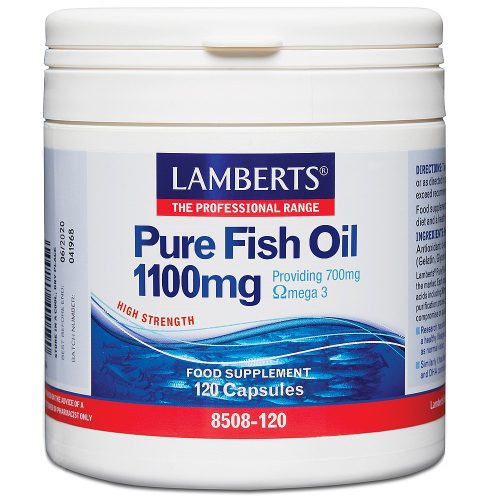 Lamberts Pure Fish Oil 1100mg, 120 capsules