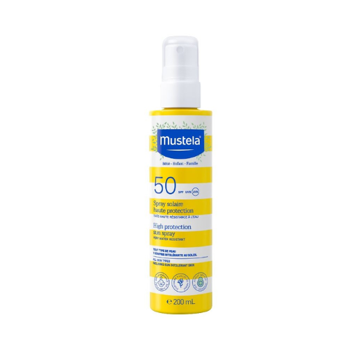 Mustela Bébé High Protection Sun Spray SPF50 - Special Offer,  200 ml