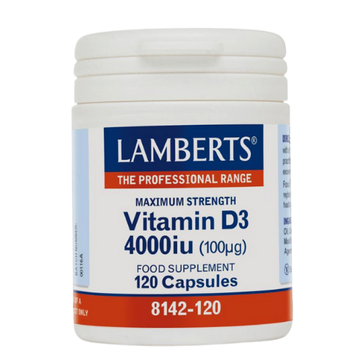 Lamberts Vitamin D3 4000iu, 120 capsules
