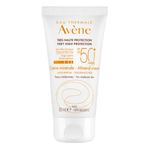 Avene Very High Protection Mineral Cream Spf50, 50ml