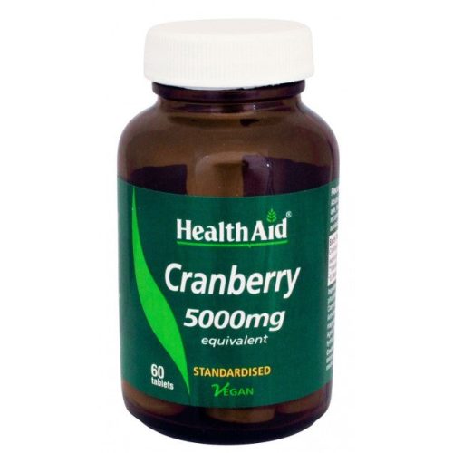 Health Aid Cranberry 5000mg, 60 tablets