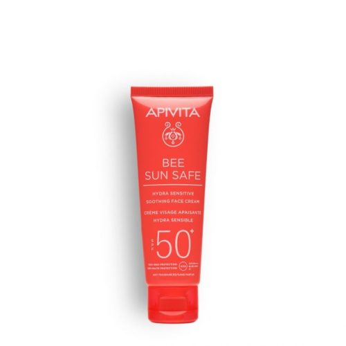 Apivita Bee Sun Safe Hydra Sensitive Soothing Face Cream Spf50, 50ml
