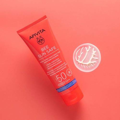 Apivita Bee Sun Safe Hydra Fresh Face & Body Milk spf50, 100ml