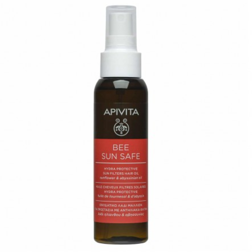 Apivita Bee Sun Safe Hydra Protective Sun Filters Hair Oil, 100ml