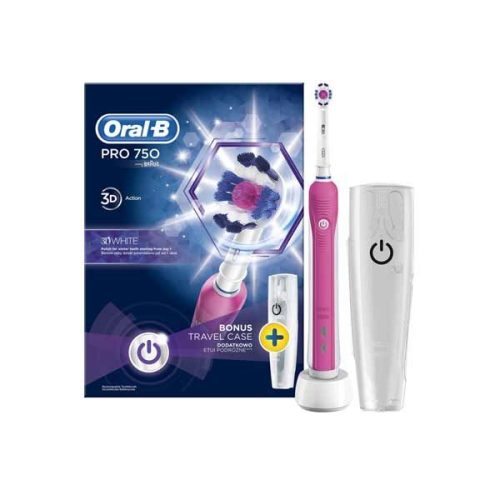 Oral B Pro 750 pink, tothbrush