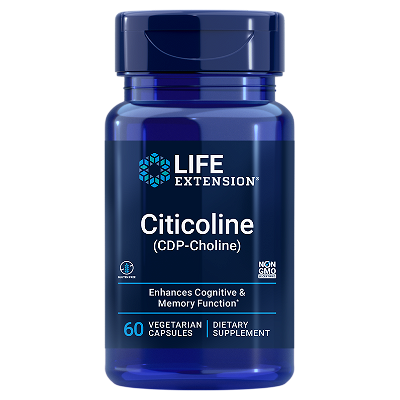 Life Extension Citicoline (CDP-Choline) 250mg, 60 capsules