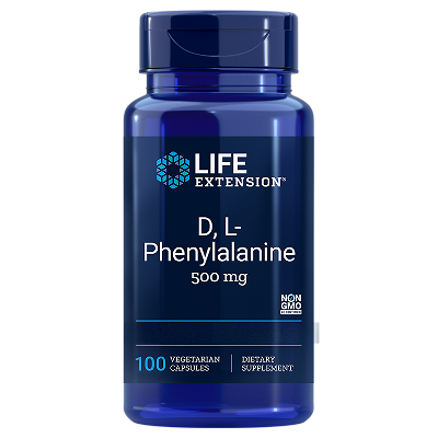 Life Extension D, L-Phenylalanine, 100 capsules