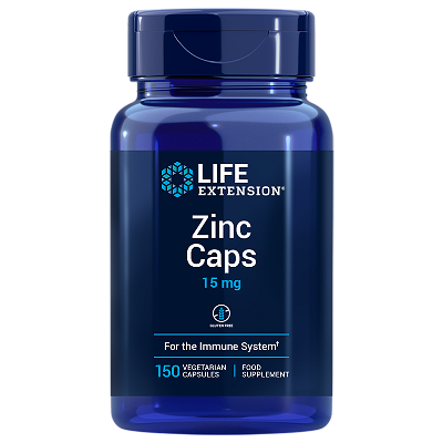 Life Extension Zinc 15mg, 150 capsules