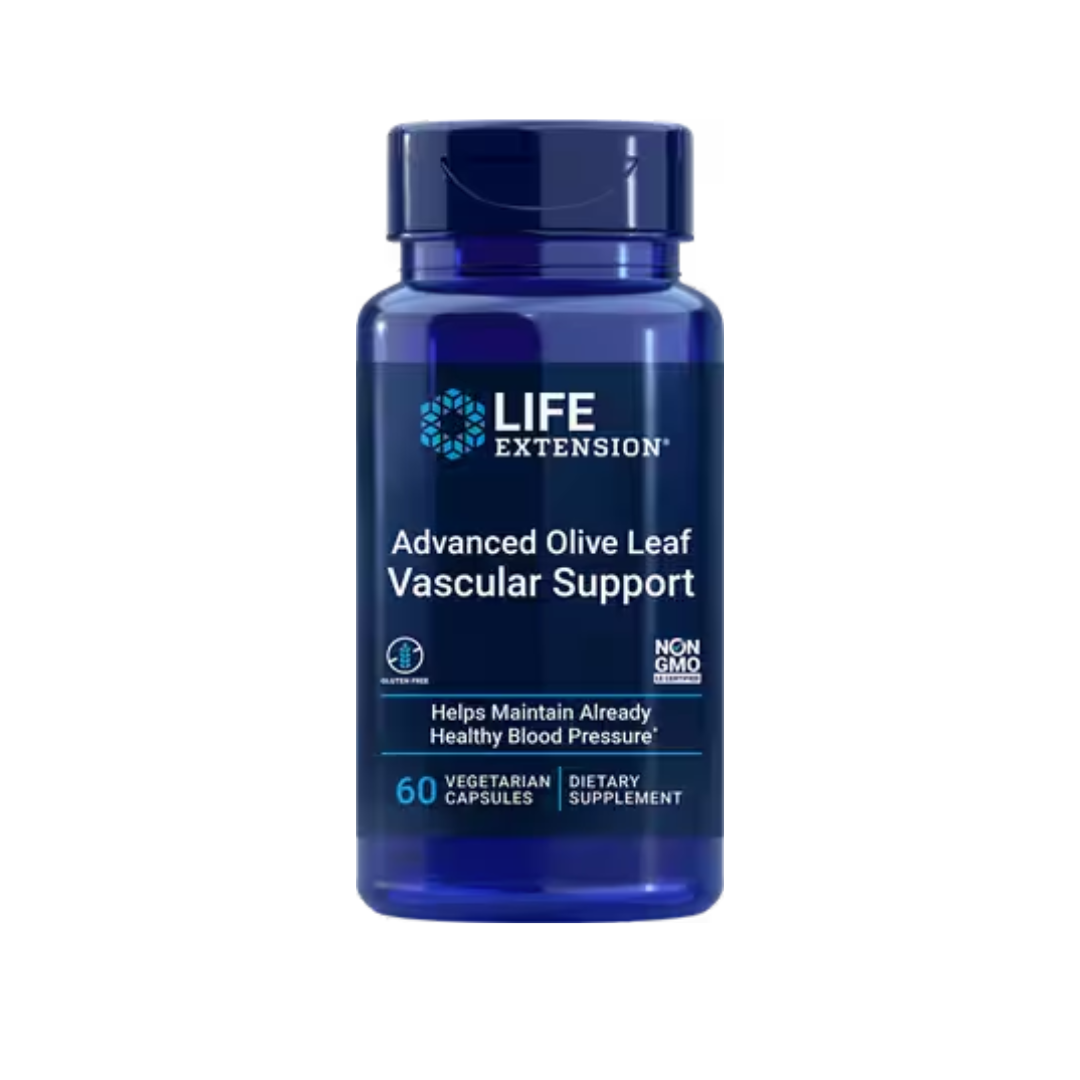 Life Extension Olive Leaf Vascular Support, 60 capsules