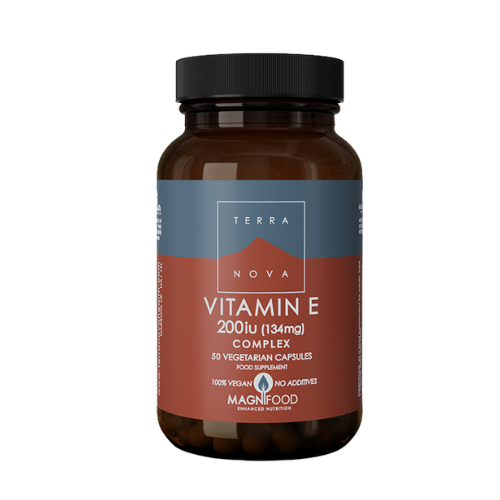 Terranova Vitamin E 200iu (134mg) Complex, 50 capsules