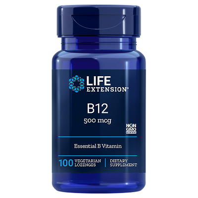 Life Extension Vitamin B12, 100 vegetarian lozenges