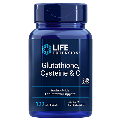Life Extension Glutathione, Cysteine & C, 100 capsules