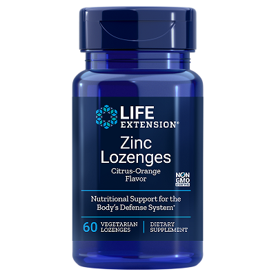 Life Extension Zinc Lozenges 18,5 mg, 60mg