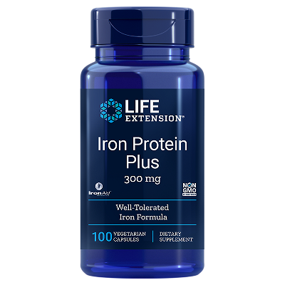Life Extension Iron Protein Plus, 100 capsules