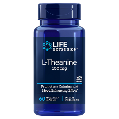 Life Extension L-Theanine, 60 capsules