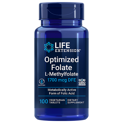 Life Extension Optimized Folate 1700mcg, 100 tablets
