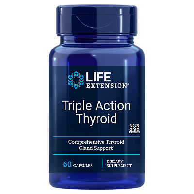 Life Extension Triple Action Thyroid, 60 capsules