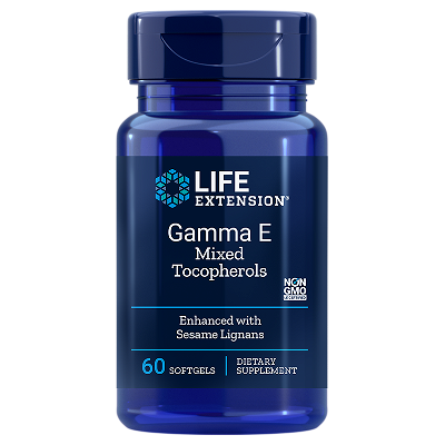 Life Extension Gamma E Mixed Tocopherols, 60 capsules