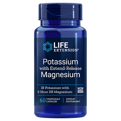 Life Extension Potassium with Extend-Release Magnesium, 60 capsules