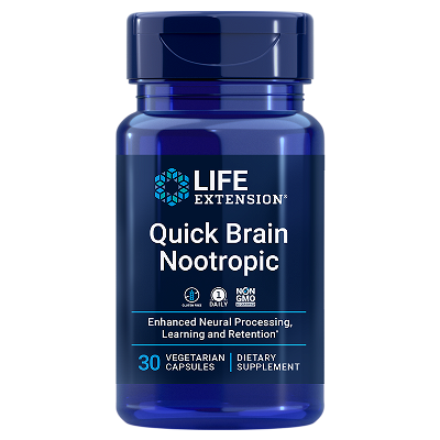 Life Extension Quick Brain Nootropic, 30 capsules