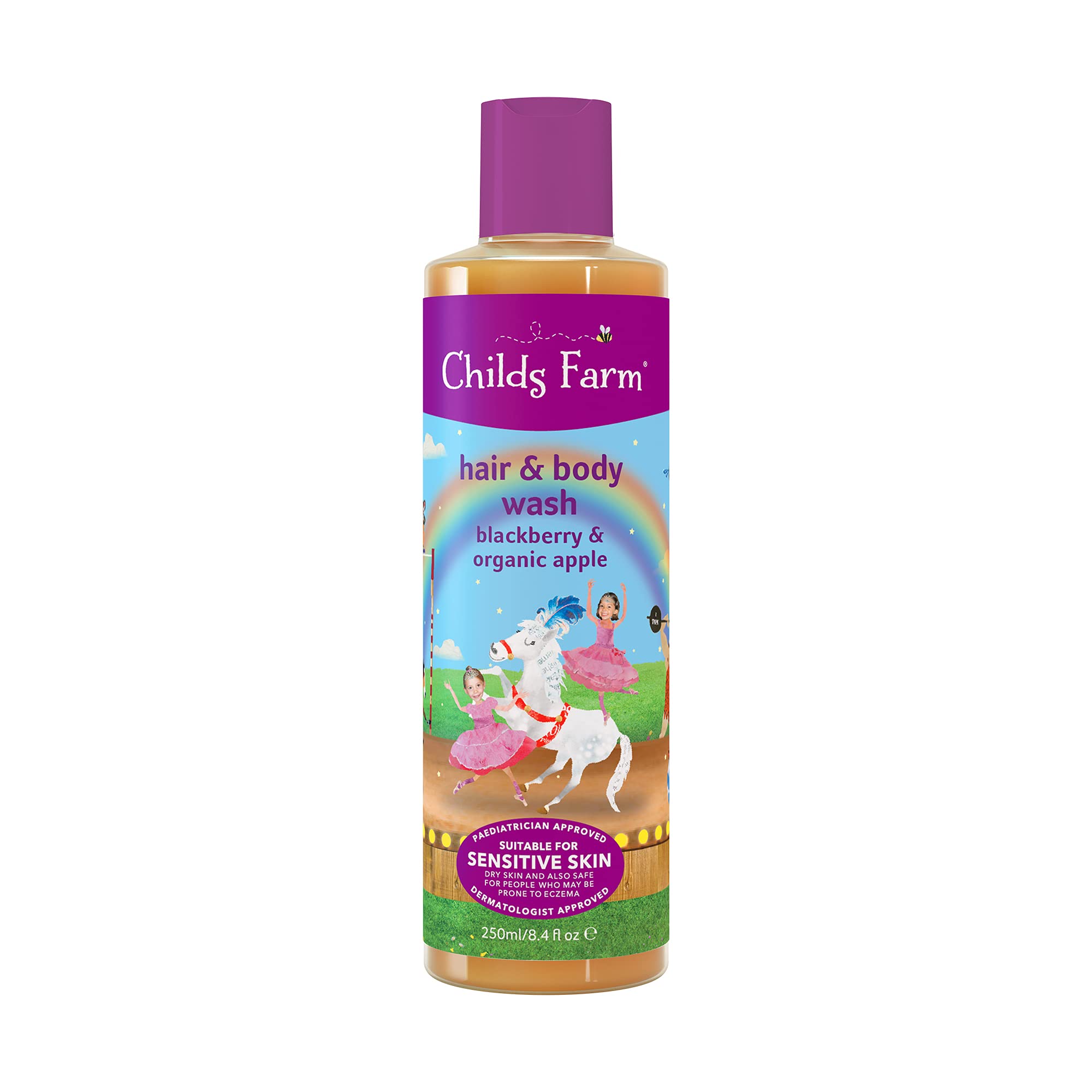 Childs Farm Blackberry & Organic Apple Hair & Body Wash, 250ml