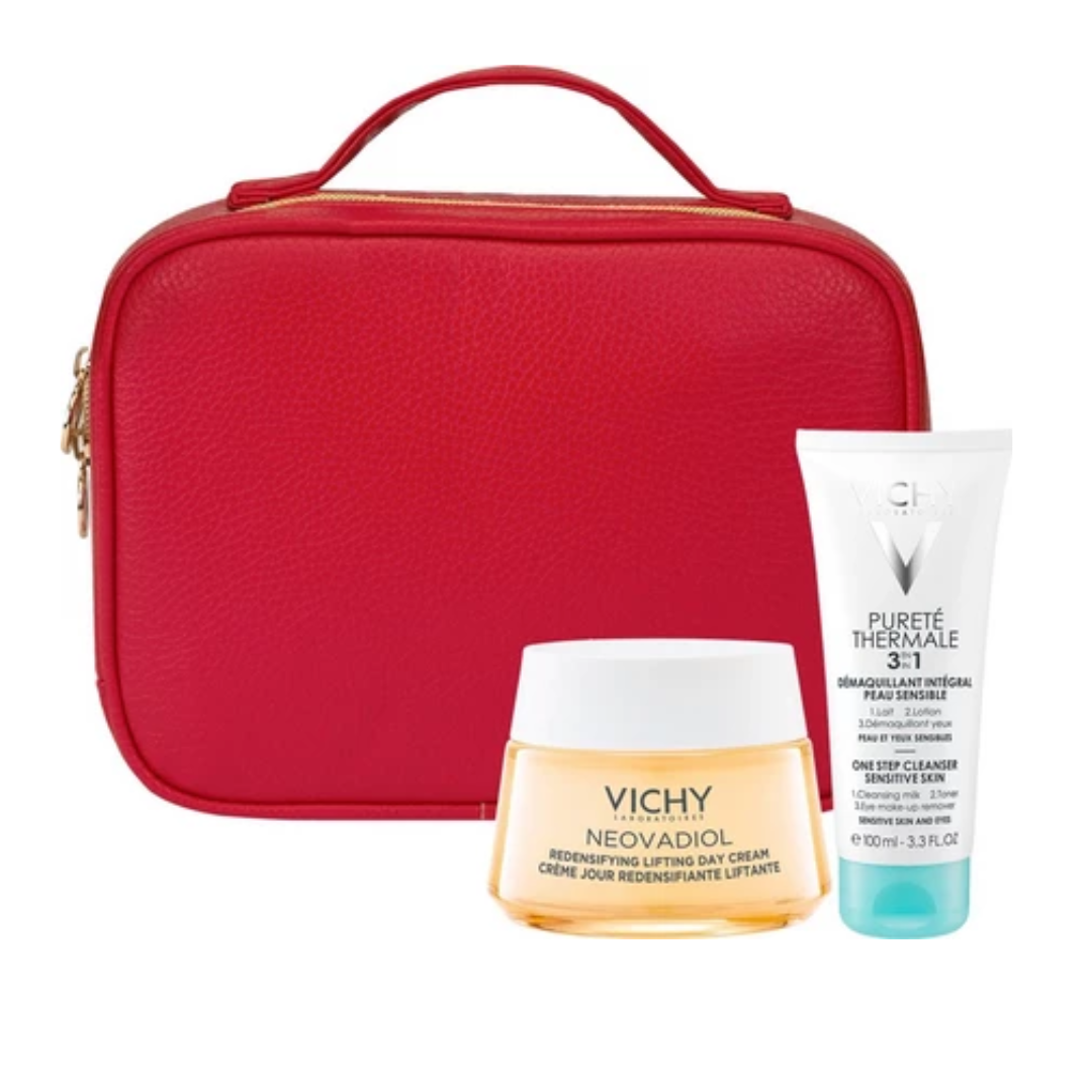 Vichy Liftactiv Collagen Specialist Face Cream + 3-in-1 Face Cleanser, Gift Set