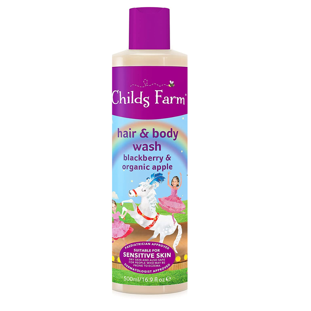 Childs Farm Blackberry & Organic Apple Hair & Body Wash, 500ml