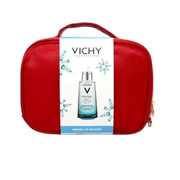 Vichy Mineral Booster 89 + 3-in-1 Face Cleanser, Gift Set
