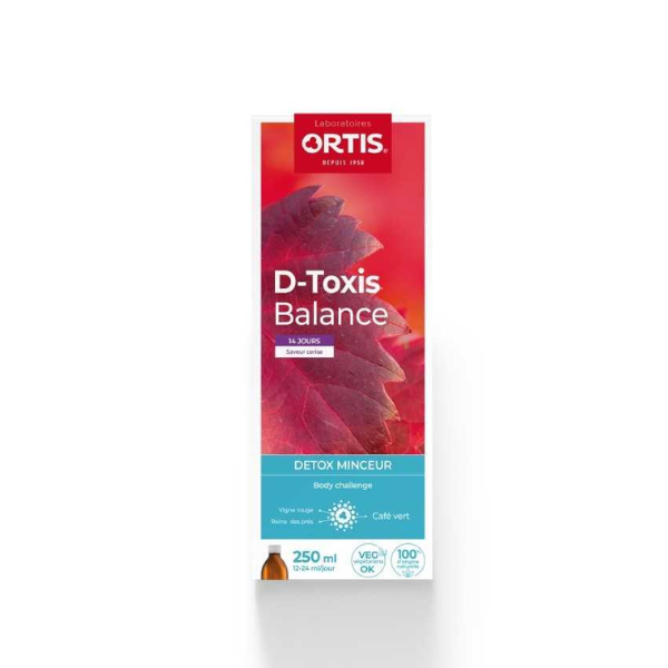 Ortis D-Toxis Balance Liquid, 250ml