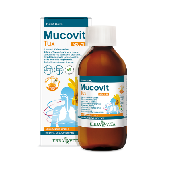Erba Vita Mucovit Tux Adult Syrup, 200ml
