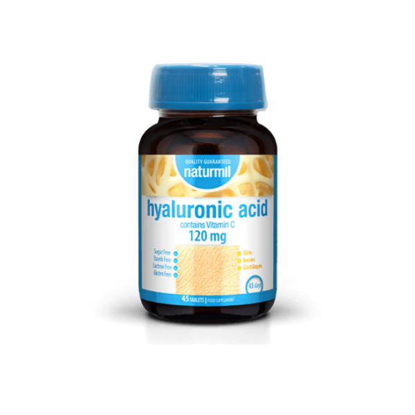 Naturmil Hyaluronic Acid 120mg +Vitamin C,