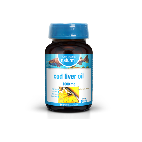 Naturmil Cod Liver Oil 400mg, 90 capsules