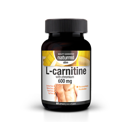 Naturmil L-Carnitine 600 mg, 60 capsules