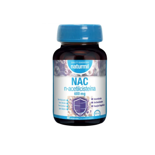 Naturmil N-Acetyl-L-Cysteine (NAC) 600mg, 60 capsules