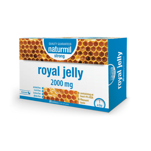 Naturmil Royal Jelly Liquid, 20 x 15 ml ampoules