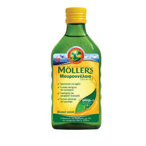 Moller's Cod Liver Oil Liquid NaturalTaste, 250 ml